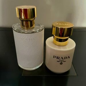 Prada La Femme by Prada Perfume and lotion set